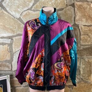 Vintage Casual Isle Patchwork Women's Jacket